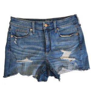 LIKE NEW Universal Thread High Rise Midi Denim Shorts